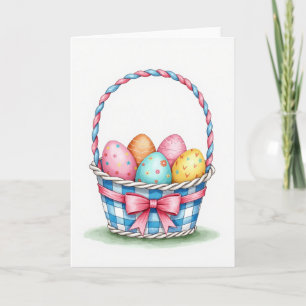 Festive Basket Springtime Card