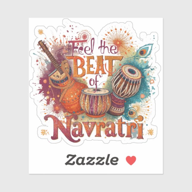 Festive Beats – Colourful Navratri Celebration Des (Sheet)