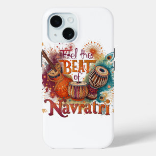 Festive Beats – Colourful Navratri Celebration Des iPhone 15 Case
