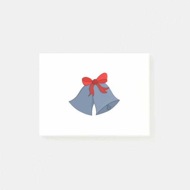 Festive Bells Post-it Notes (Front)
