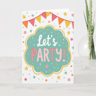 Festive Birthday Banner Card