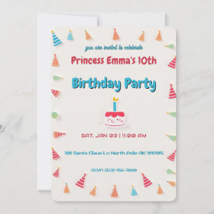 Festive Birthday Party Invitation