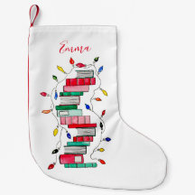 Festive Book Stack - Personalized