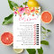 Festive Bright Flowers Citrus Bridal Shower Game