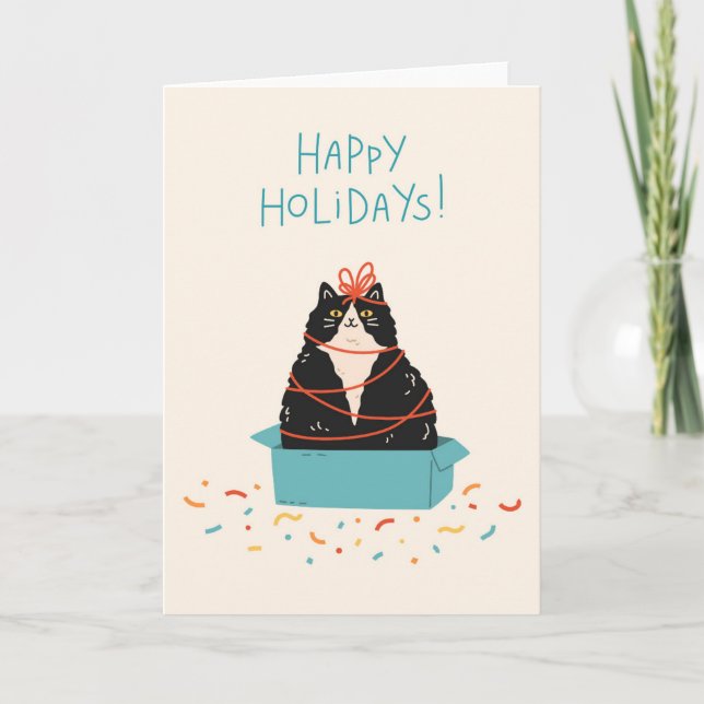 Festive Cat Holiday (Front)