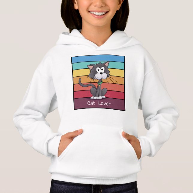 Festive Cat Lover  Hoodie (Front)