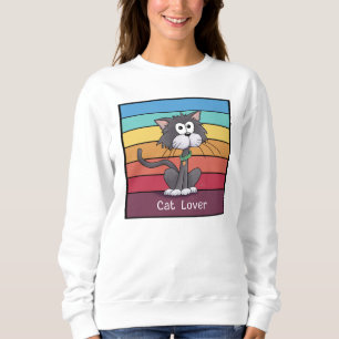 Festive Cat Lover Sweatshirt