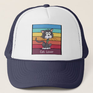 Festive Cat Lover Trucker Hat