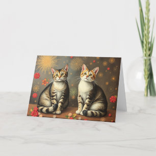 Festive Cats Card