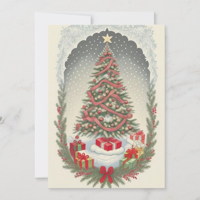 Festive Celebration Holiday Card (Front)