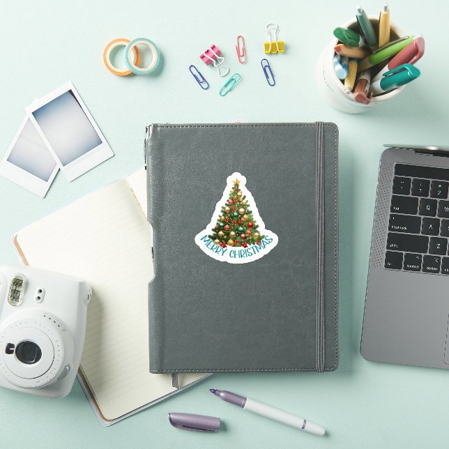 Festive Cheer: Colourful Christmas Sticker (iPad Cover)