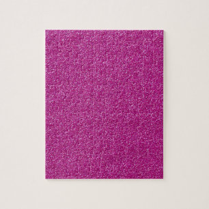 Festive Chic Pink Glitter Background Romantic Jigsaw Puzzle