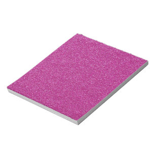 Festive Chic Pink Glitter Background Romantic Notepad