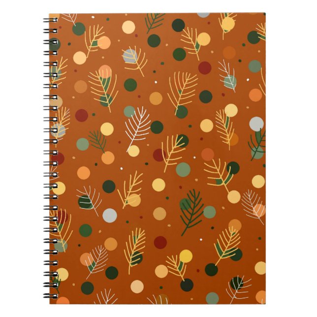 Festive Christmas and New Year notebook (Front)