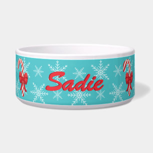 Festive Christmas Candy Canes With Custom Name