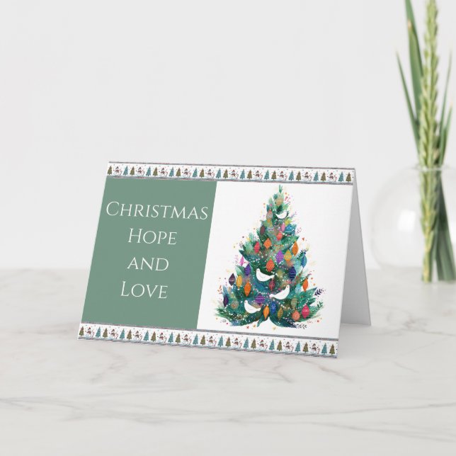 Festive Christmas card with warmth (Front)