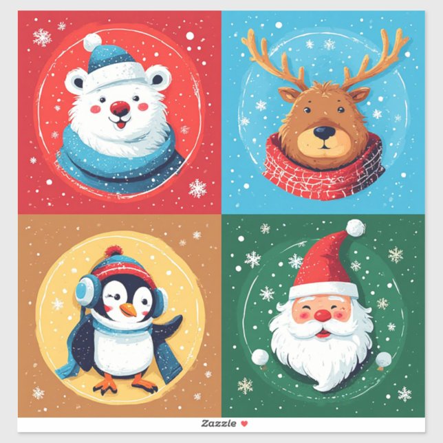 Festive Christmas Characters Collection (Sheet)