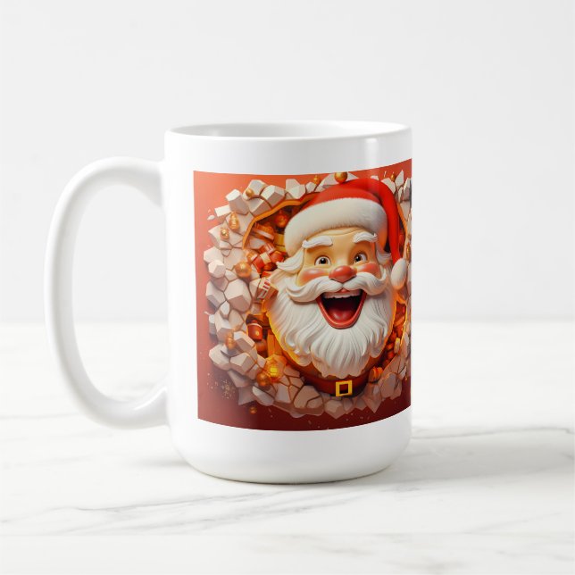 Festive Christmas Coffee Mug (Left)