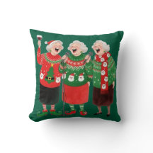 Festive Christmas Cushion for Women – Ugly Christm