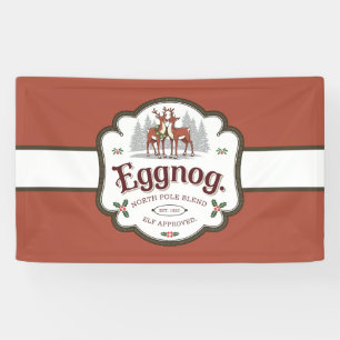 Festive Christmas eggnog vendors  Banner