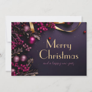 Festive Christmas Gift Greeting Card
