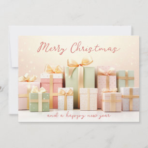 Festive Christmas Gift Greeting Card