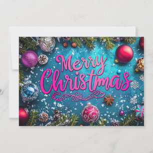 Festive Christmas Gift Greeting Card