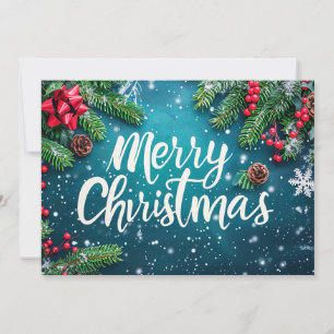 Festive Christmas Gift Greeting Card
