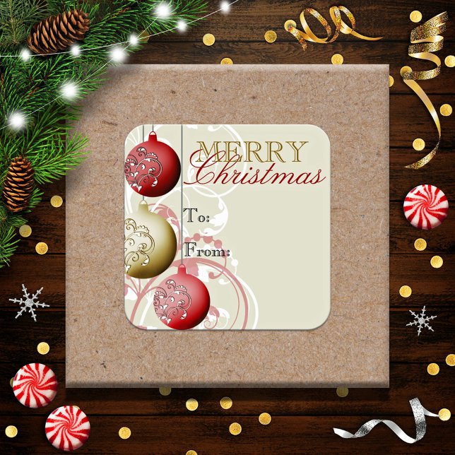 Festive Christmas Gift Tag Sticker (Creator Uploaded)