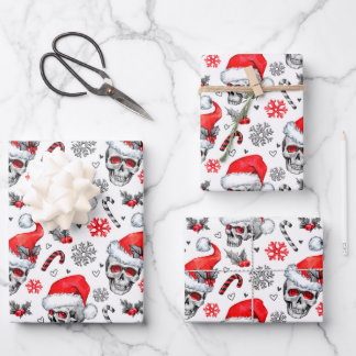 Festive Christmas Gift Wrapping Paper Sheets