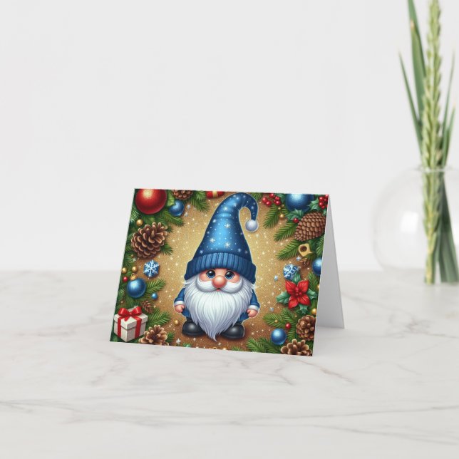 Festive Christmas Gnome Holiday Decorations  (Front)