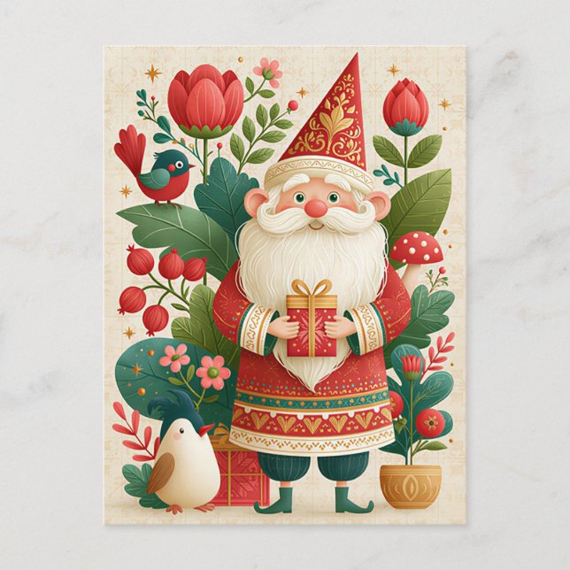Festive Christmas Greeting Card (Front)