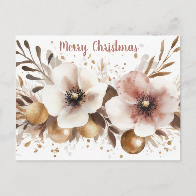 Festive Christmas Greeting Card (Front)