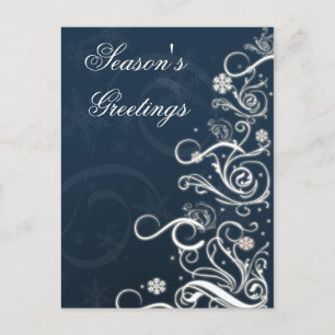festive Christmas Greeting PostCards