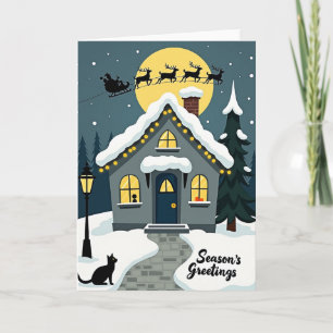 Festive Christmas Greetings Card