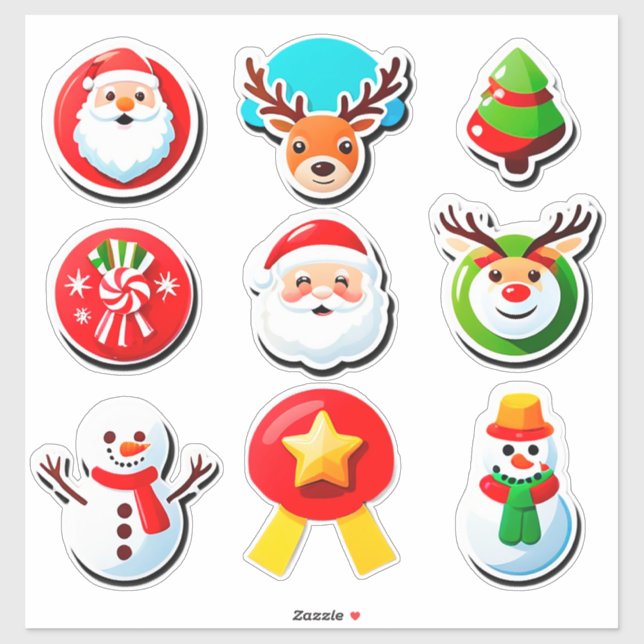 🎄 Festive Christmas Holiday Elements Set ✨ (Sheet)