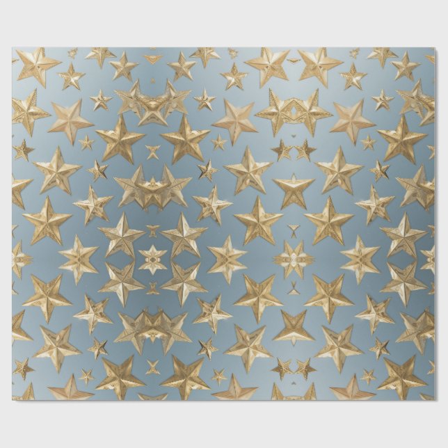 Festive Christmas Holiday Gift Wrap (Flat)
