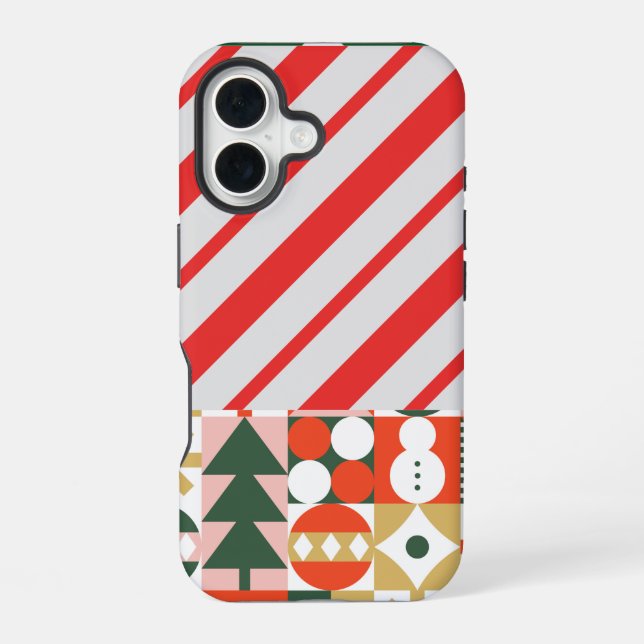   Festive Christmas  iPhone 16 Case (Back)