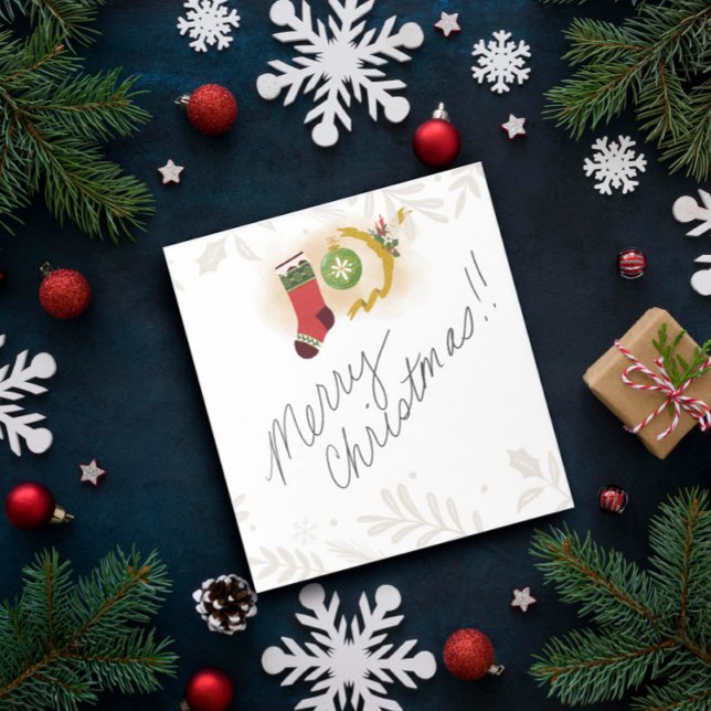 Festive Christmas Joy Holiday with Stocking Notepad (Creator Uploaded)