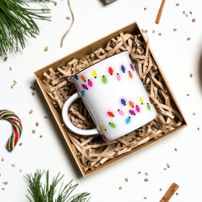 Festive Christmas Lights Mug (Creator Uploaded)