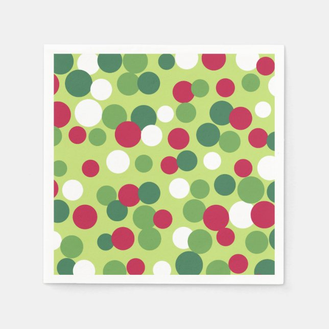 Festive Christmas Napkins (Front)