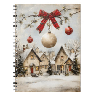 Festive Christmas Notebook – Holiday Journal