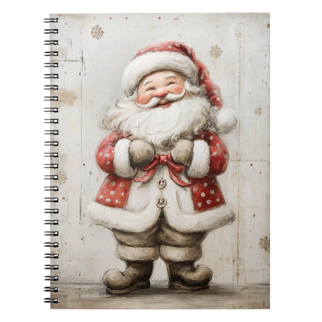 Festive Christmas Notebook – Holiday Journal (Devant)
