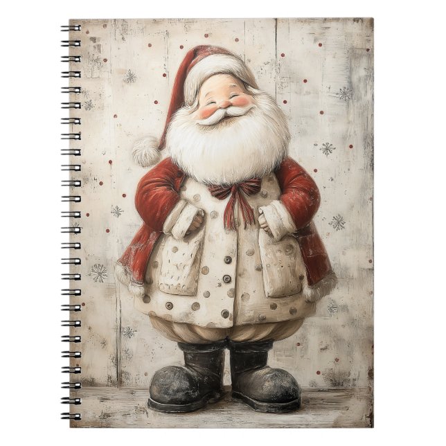 Festive Christmas Notebook – Holiday Journal (Devant)