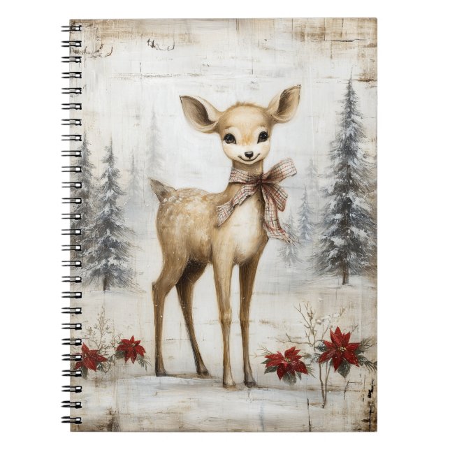 Festive Christmas Notebook – Holiday Journal (Devant)