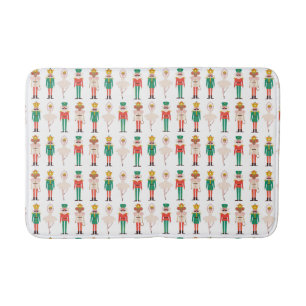 Festive Christmas Nutcracker Ballerina  Bath Mat
