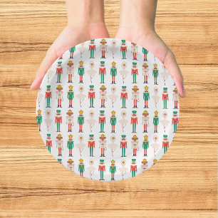 Festive Christmas Nutcracker Ballerina  Paper Plate