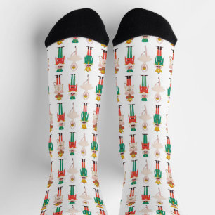Festive Christmas Nutcracker Ballerina  Socks