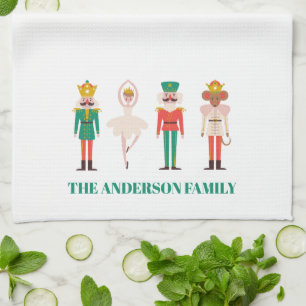 Festive Christmas Nutcracker Christmas Kitchen Towel