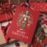 Festive Christmas Nutcracker Custom Photo